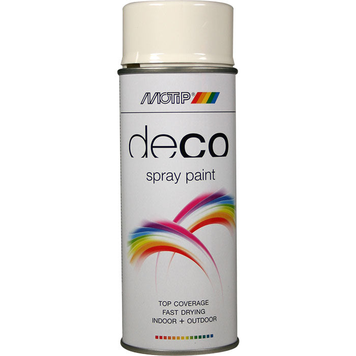Motip, Deco RAL 9010 ren hvit 400 ml.