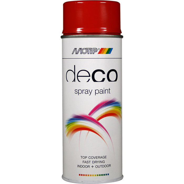 Motip, Deco Ral 3000 Flammerød 400ml.