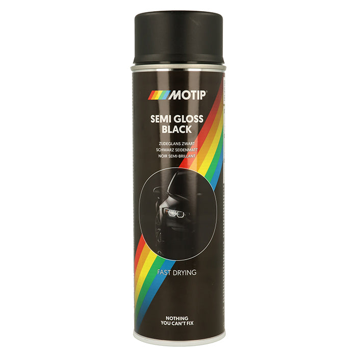 Motip, universallakk sort halvblank 500 ml.
