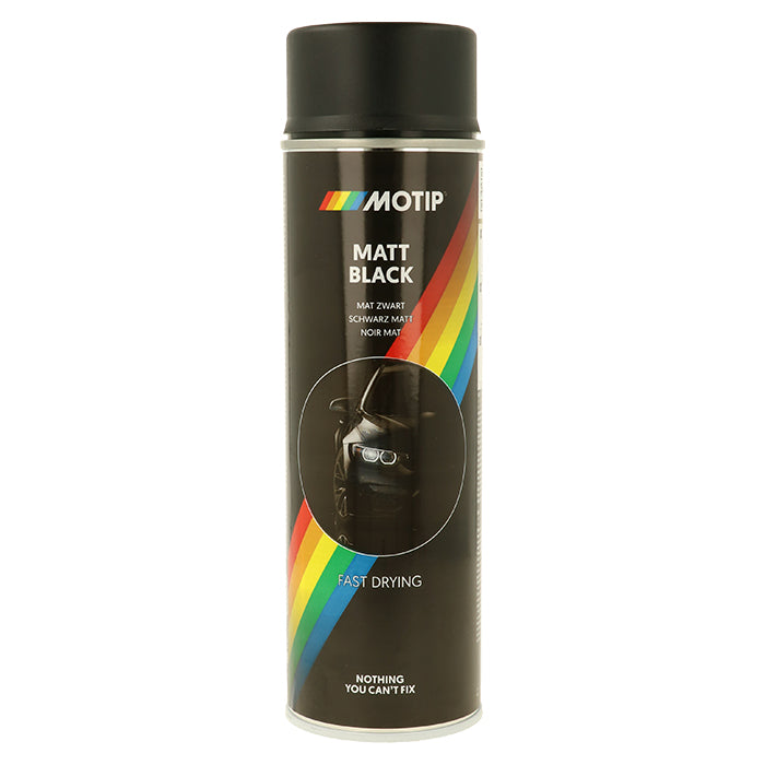 Motip, universallakk, matt sort, 500 ml.