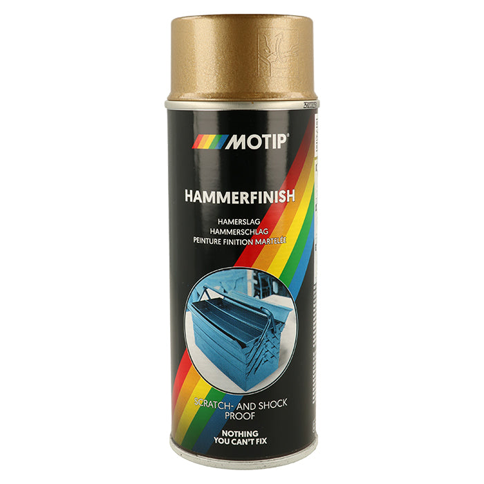 Motip, Hammerlakkspray gull 400 ml.