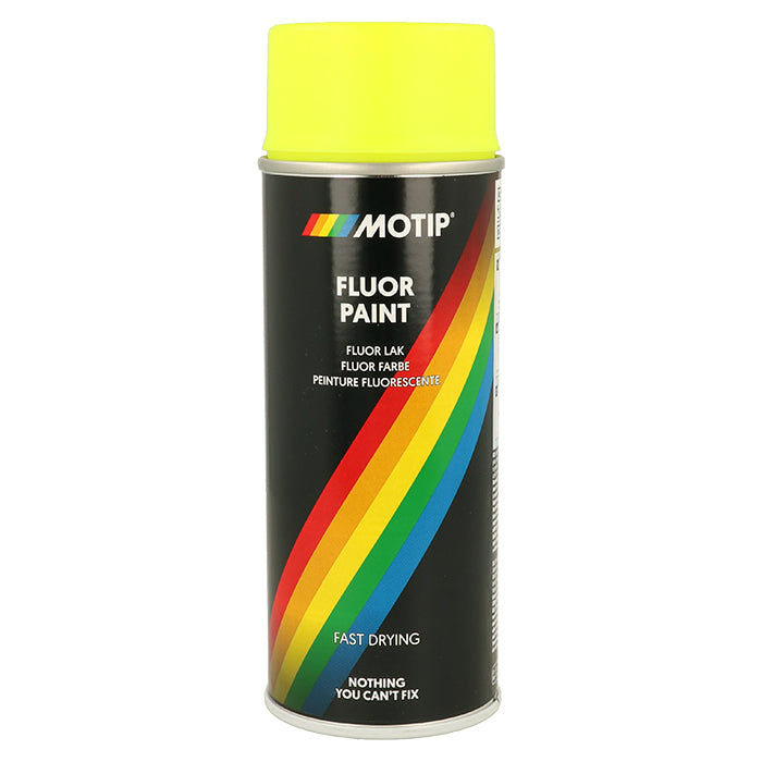 Motip, fluorescerende spray 400 ml gul
