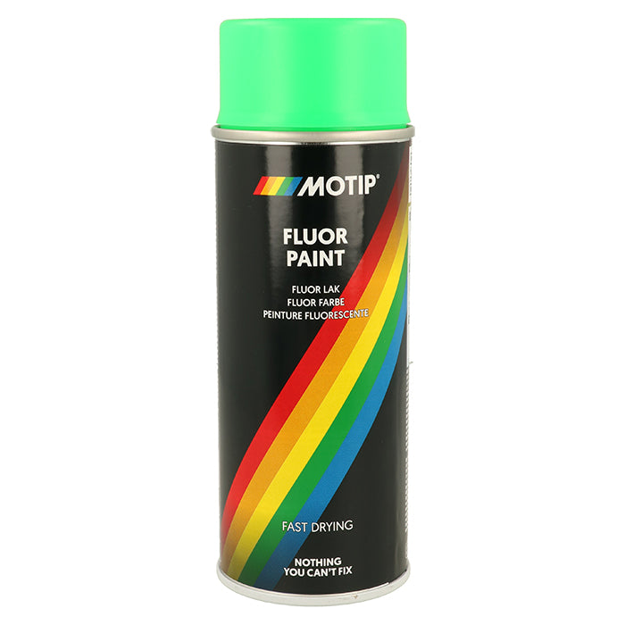 Motip, fluorescerende spray 400 ml grønn
