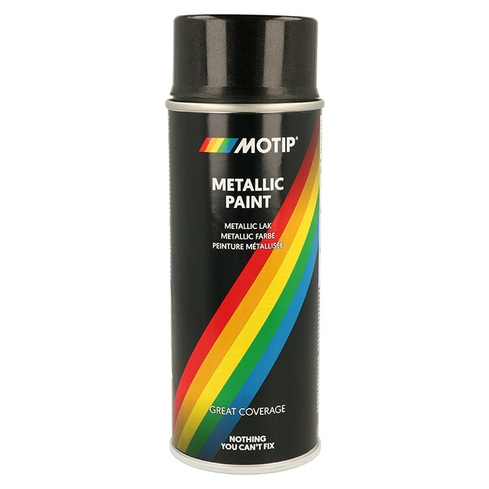 Motip, metallic effektlakk 400 ml, sort