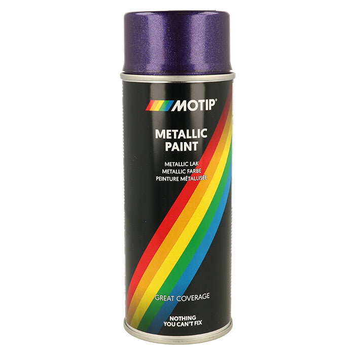 Motip, metallic effektlakk 400 ml lilla fiolett