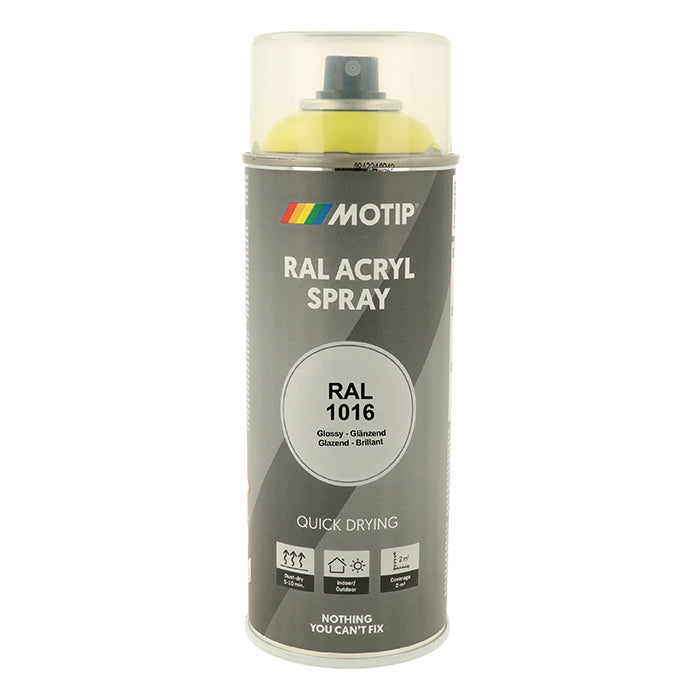 Motip, RAL 1016 høyglans svovelgul