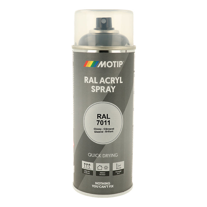 Motip, RAL 7011 høyglans jerngrå