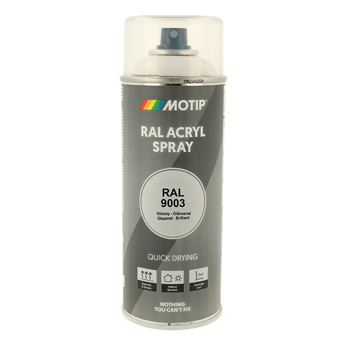 Motip, RAL 9003 høyglans signalhvit