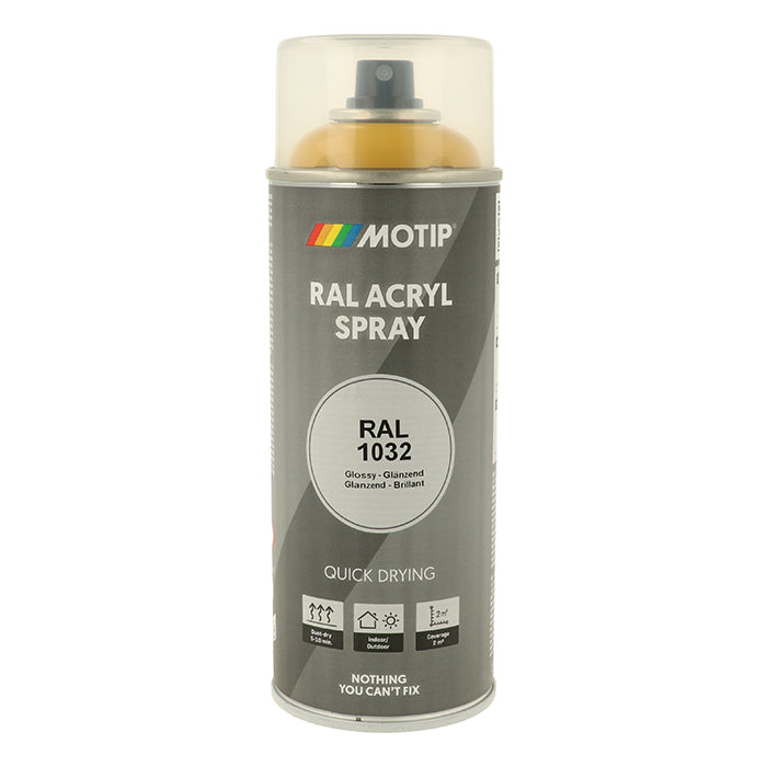 Motip, RAL 1032 høyglans kostegul
