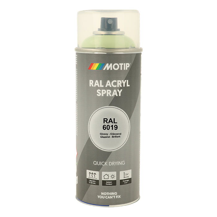 Motip, RAL 6019 høyglans hvitgrønn