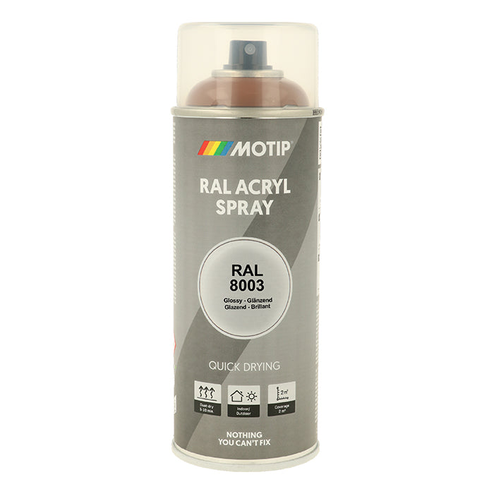 Motip, Ral 8003 høyglans leirbrun