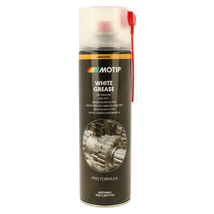 Motip, hvitt sprayfett 500 ml.