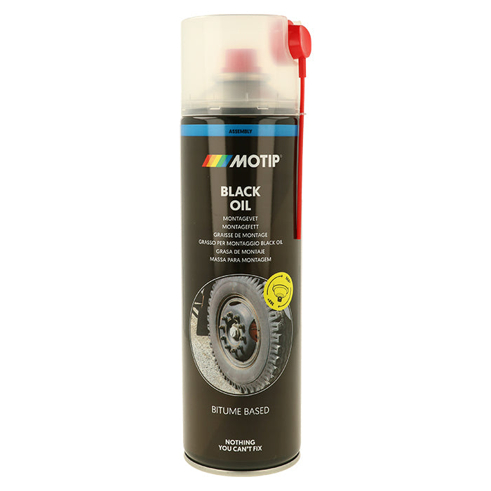 Motip, svart olje 500 ml.