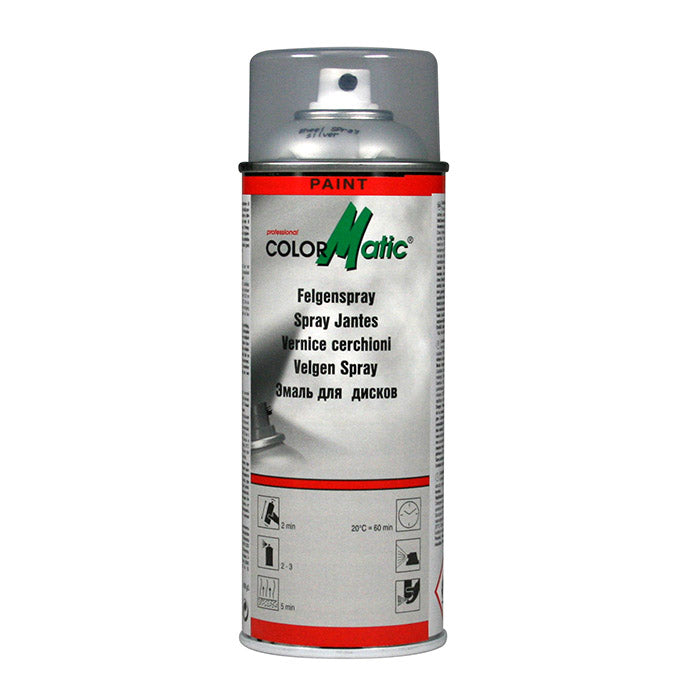 ColorMatic, felgspray sølv 400ml.