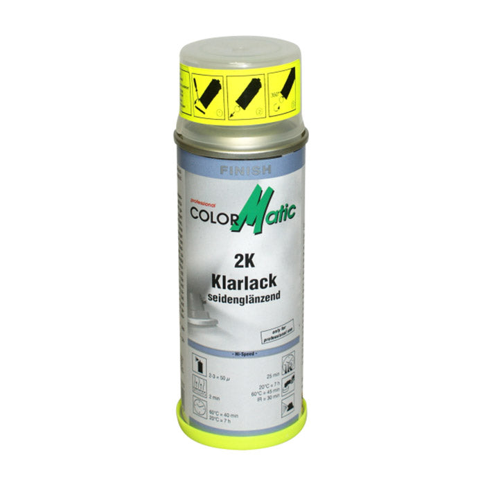 ColorMatic, silkematt hurtigtørkende klarlakk 200 ml.