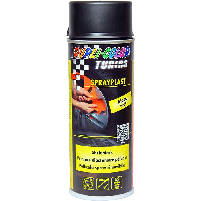 Motip, sprayfolie matt svart 400 ml