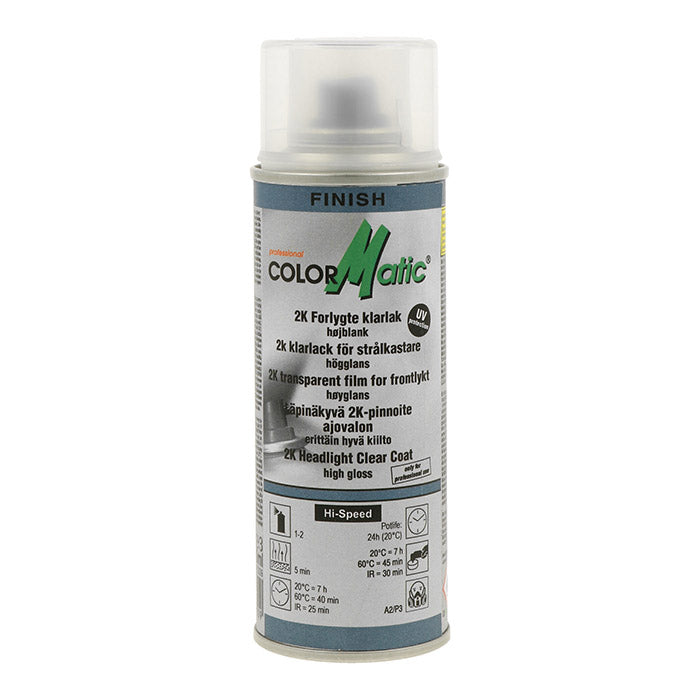 Motip, Colormatic 2K klarlakk for frontlykter, høyglans, 200 ml