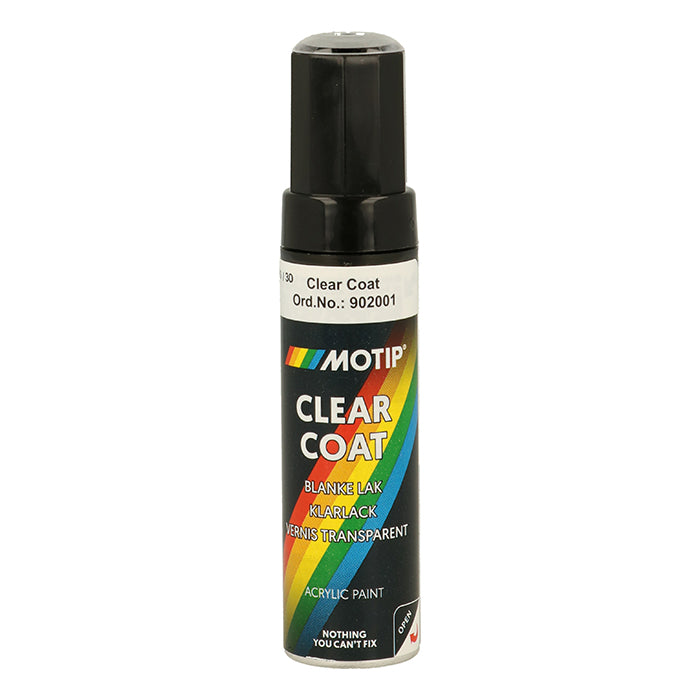 Motip akryllakkstift for billakk, klarlakk, 12 ml