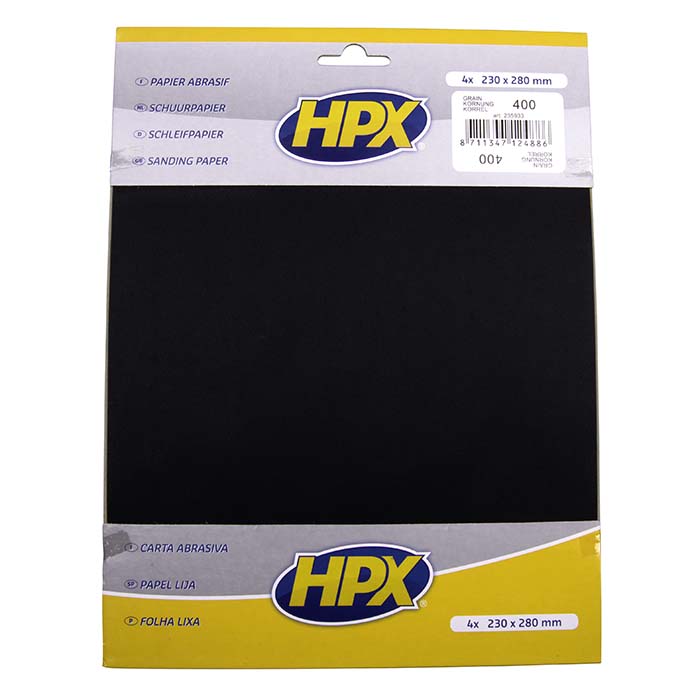 HPX, sandpapir P400 – 4 stk.