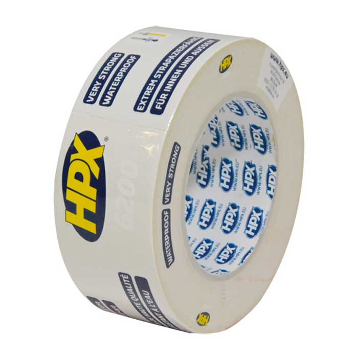 HPX, Gaffatape Hvit, 50 mm x 25 m