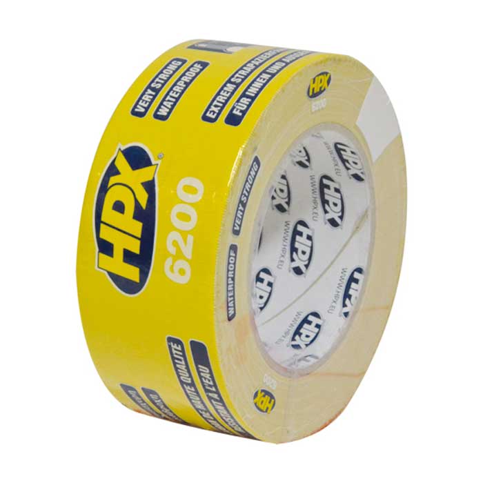 HPX, gul gaffatape, 48 mm x 25 m