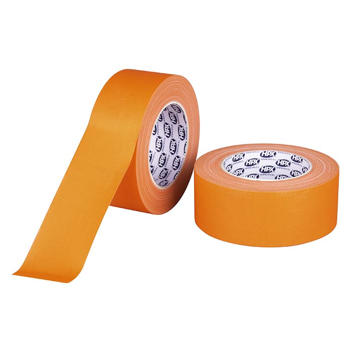 HPX, fluorescerende oransje gaffatape, 50mm x 25m