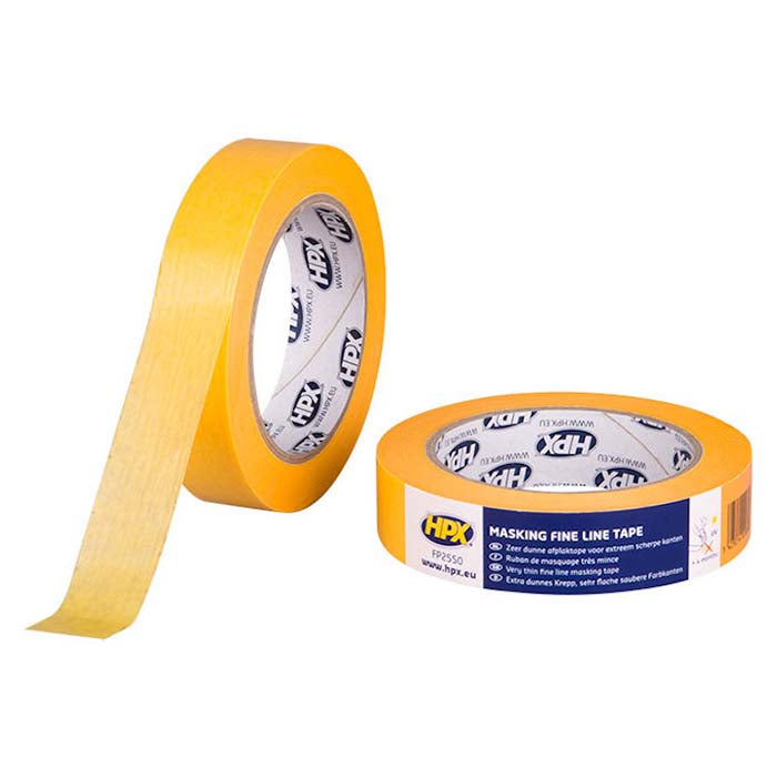 HPX, Maskeringsteip Fine Line oransje 24mm x 50m