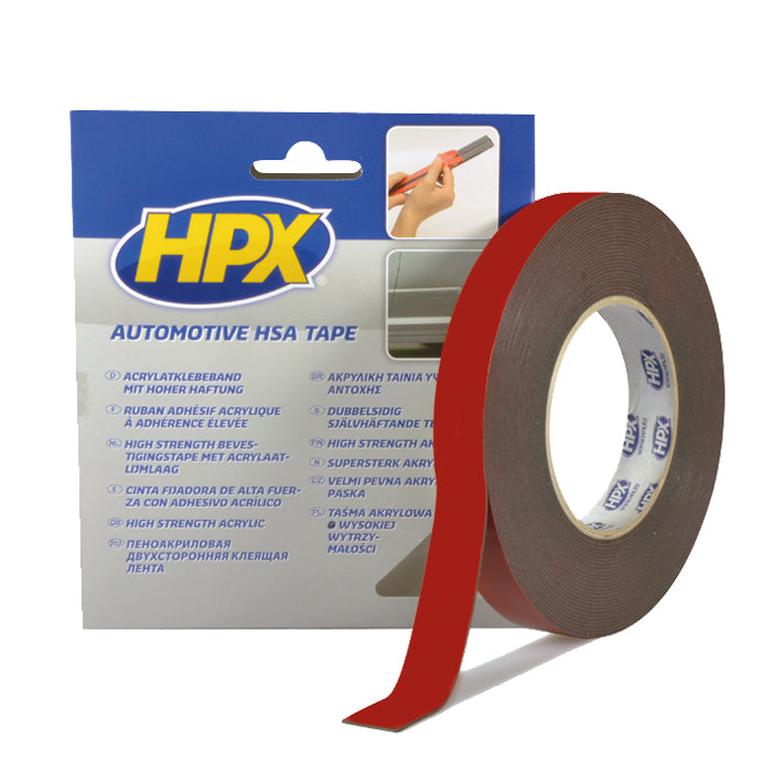 HPX, dobbelsidig tape 6 mm x 10 m