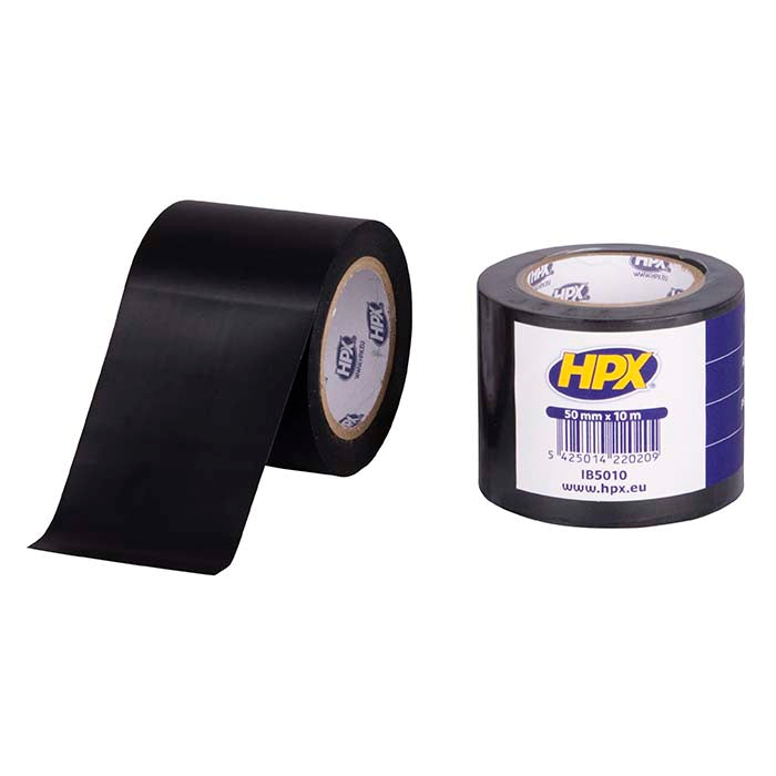 HPX, Isolerbånd Sort 50mm x 10m