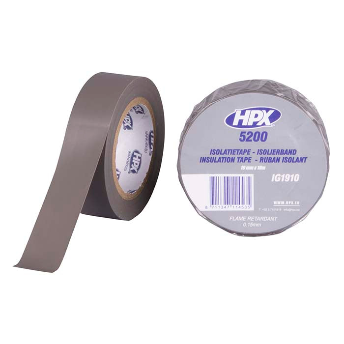 HPX, Isolasjonstape grå 19mm x 10m