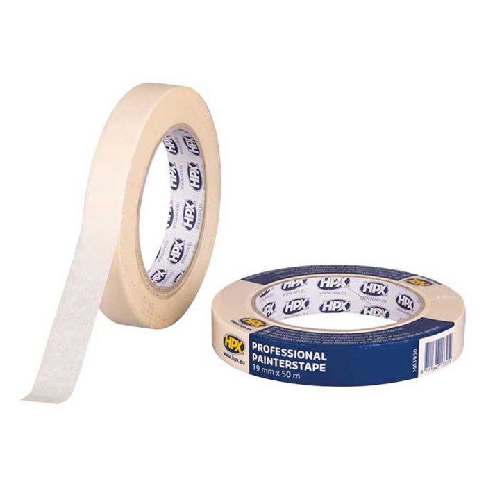 HPX, maskeringstape opptil 60 grader – 19 mm x 50 m
