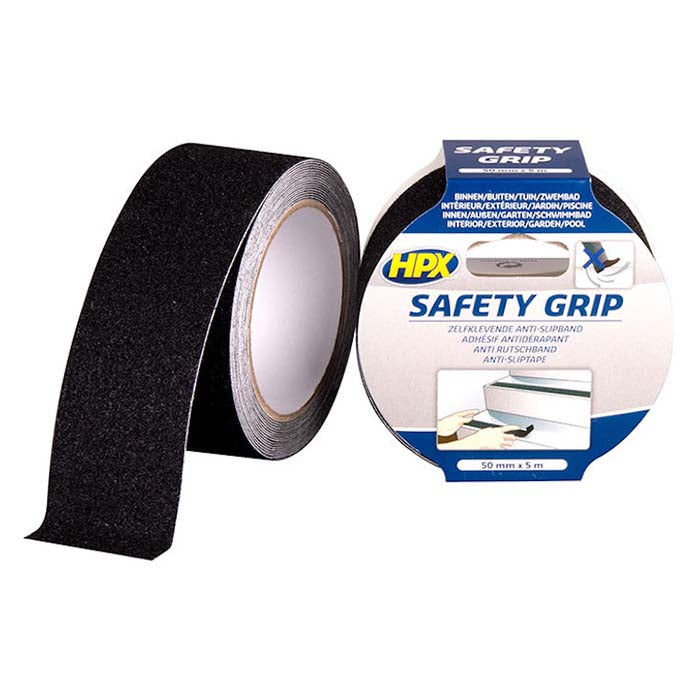 HPX, Antisklibånd svart 50mm x 5m — sett