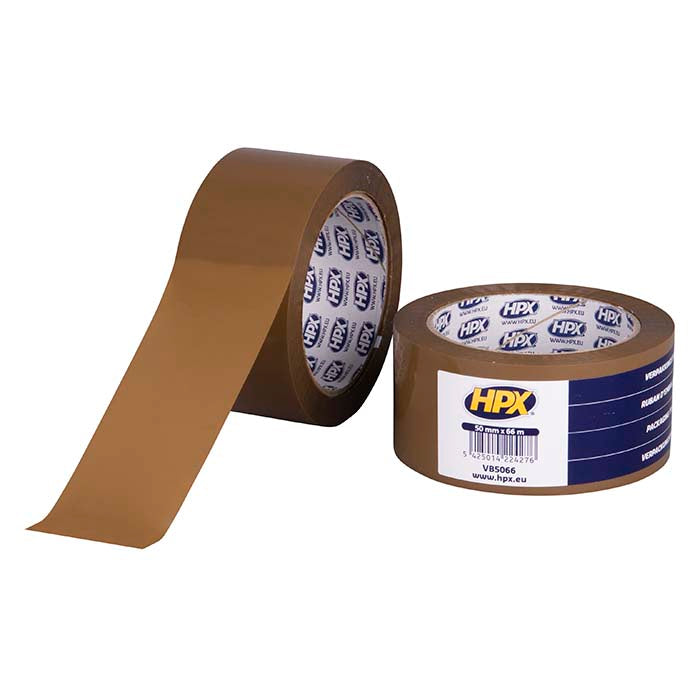 HPX, brun pakketape 50mm x 66m (1 rl)