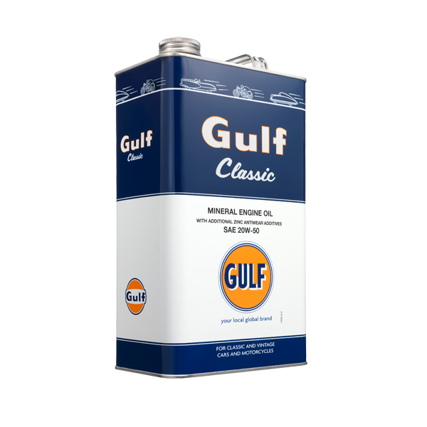 Gulf Classic motorolje 20W-50, 5 liter