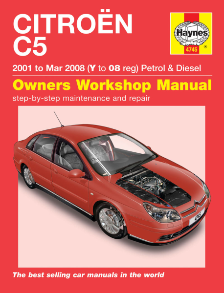 Haynes, håndbok Citroën C5 bensin+diesel 01-08