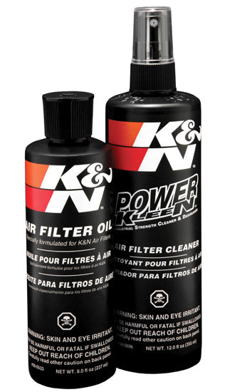 K&N, rensekit (rens + olje)