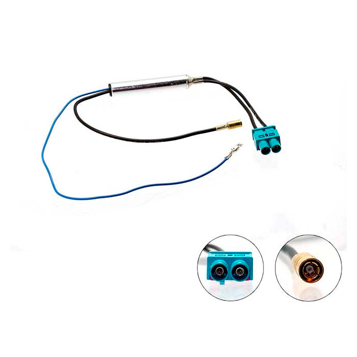Connects2, CT27AA113 dobbelt Fakra-hannkontakt – SMB-hannkontakt